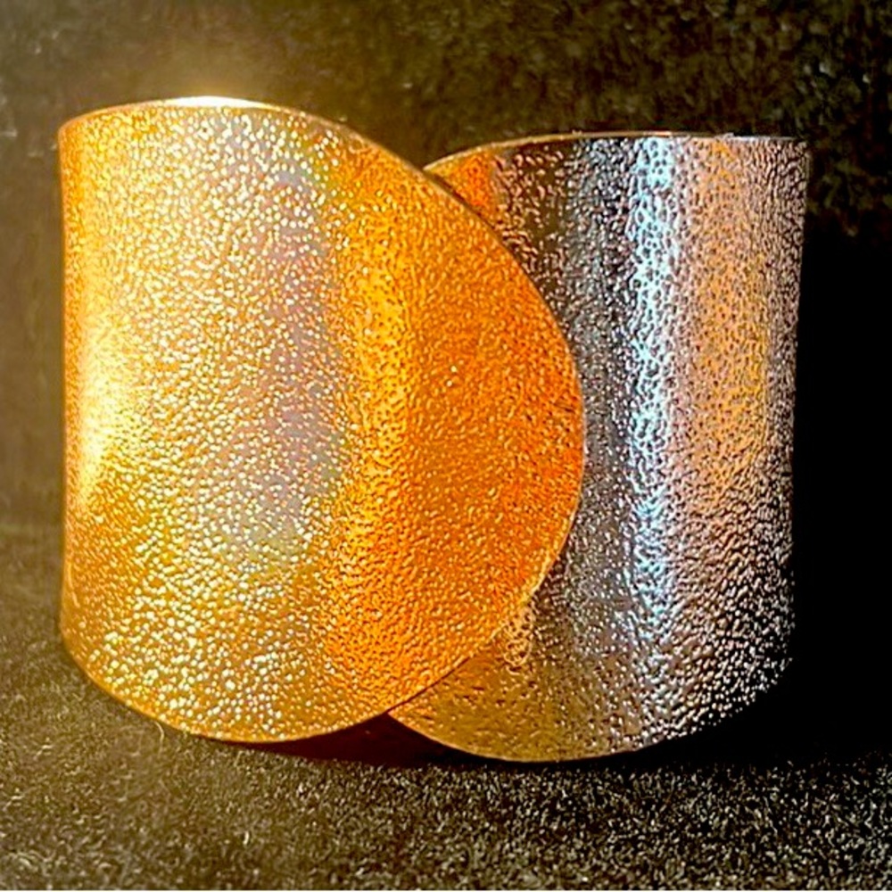 Jewelmint Copper Overlapping Cuff Bracelet
